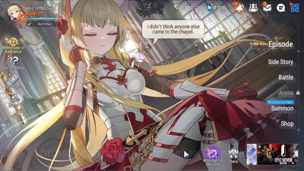 Epic Seven Accounts GLOBAL Unverif|New Era|4 ML(EIlynav,LC Bellona,SBN image 1