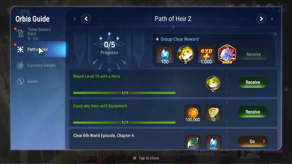 Epic Seven Accounts GLOBAL Unverif|New Era|4 ML(EIlynav,LC Bellona,SBN image 11