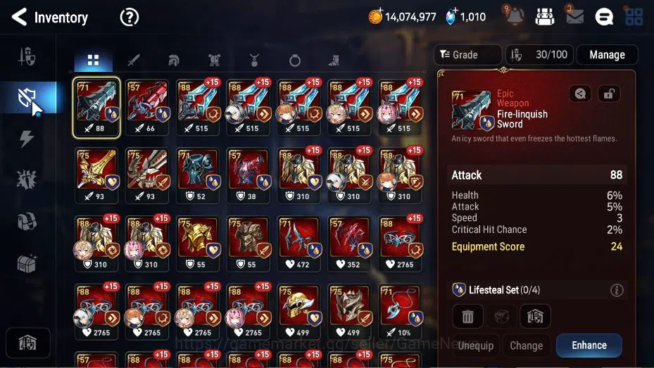 Epic Seven Accounts GLOBAL Unverif|New Era|4 ML(EIlynav,LC Bellona,SBN image 7