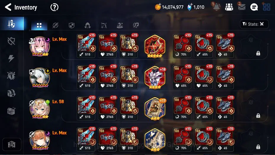 Epic Seven Accounts GLOBAL Unverif|New Era|4 ML(EIlynav,LC Bellona,SBN image 8