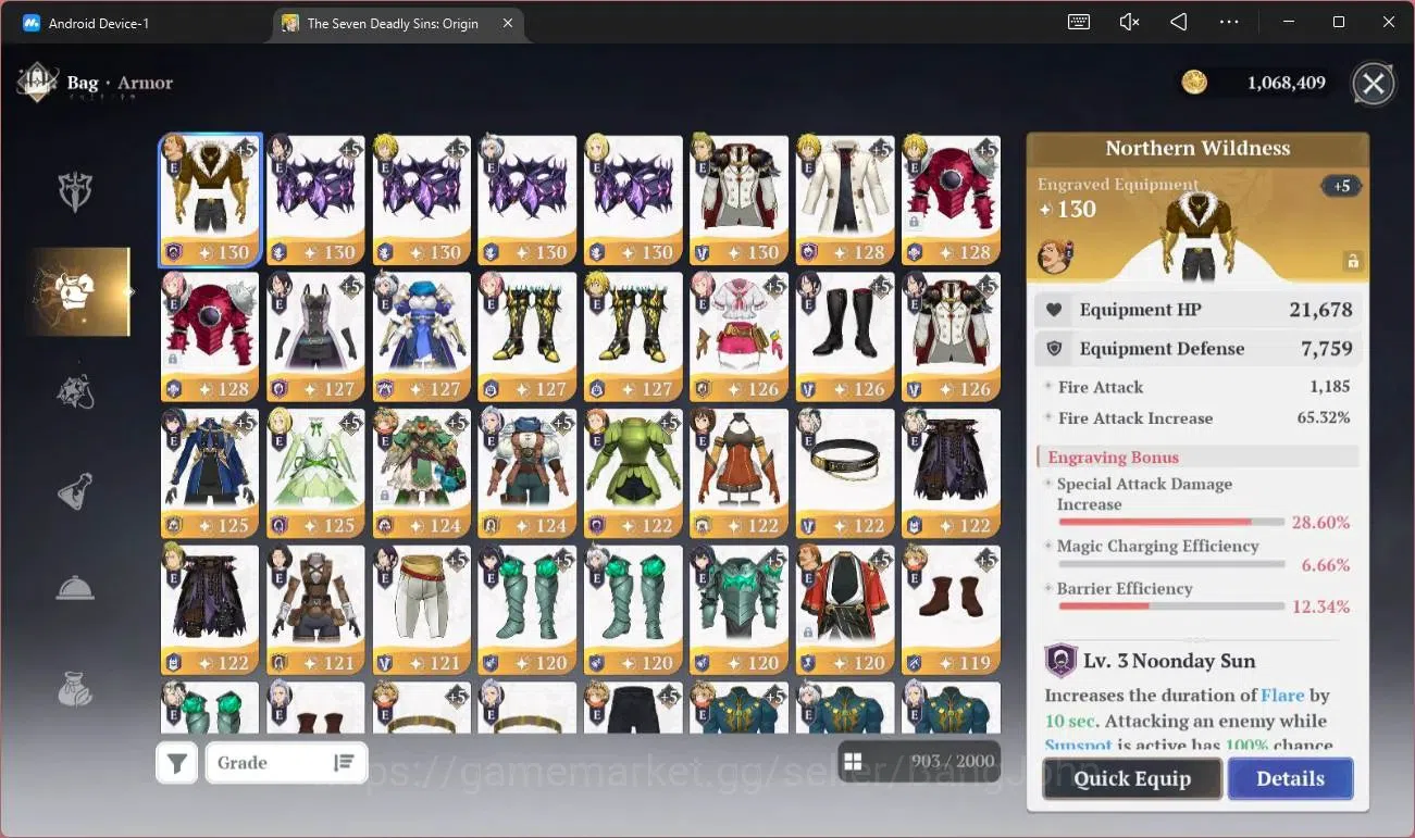 The Seven Deadly Sins: Origin Accounts SEA|Lvl 45|12 SSR+ 10 SR|ENDAGME|Merlin P9,Daisy P image 18