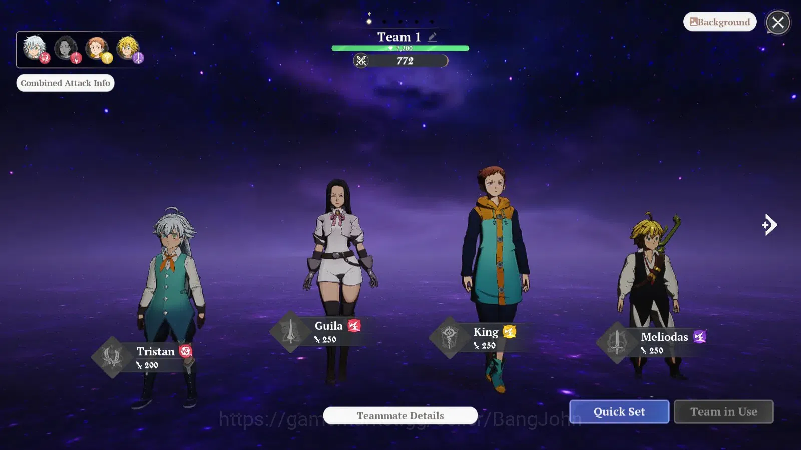 The Seven Deadly Sins: Origin Accounts EUROPE|Fresh Starter Lvl 2|3 SSR|Guila,King,Melios image 4