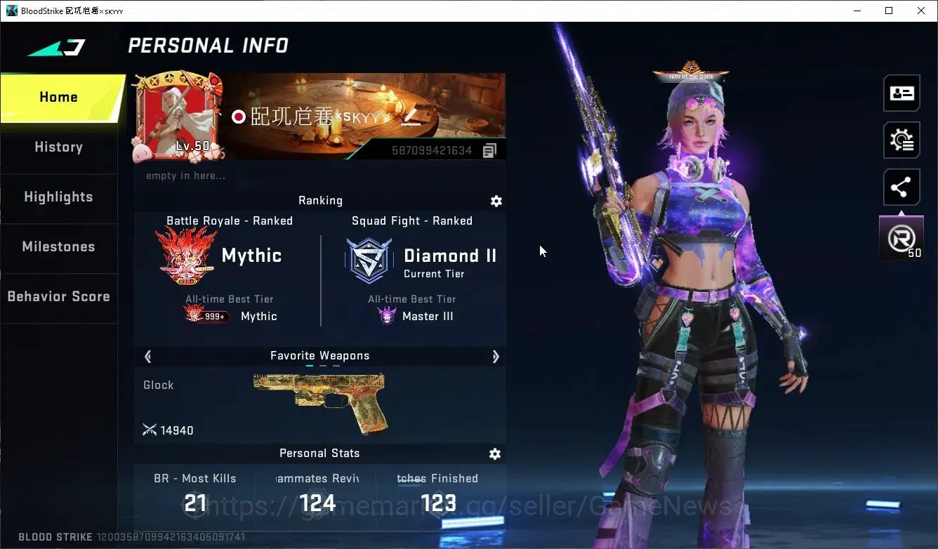 Blood Strike Accounts ASIA|MELE AXE-Crystal+13 ULTRA[Emma-Hexa,Ethan,DeA image 2