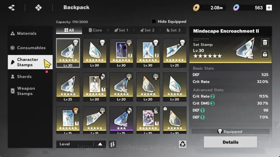 BLEACH: Soul Resonance Accounts NuverseSEA|LV 52|6 SSR [Ichigo IH,UraharaB2,Byakuy image 17
