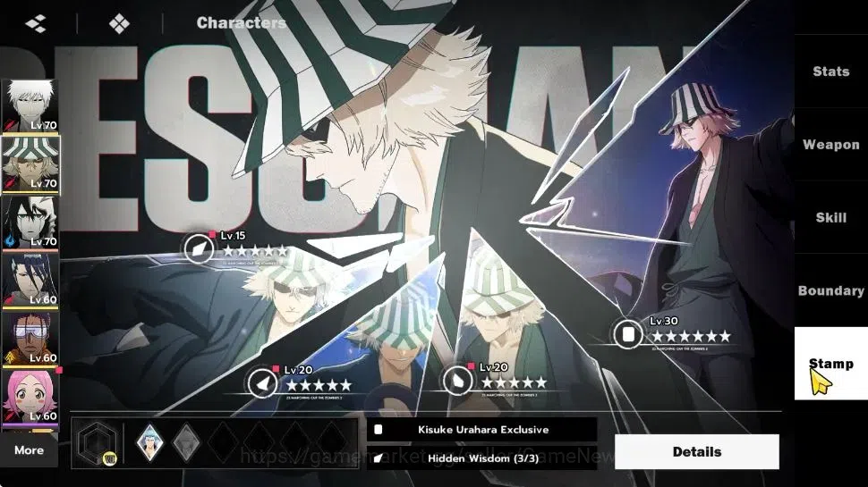 BLEACH: Soul Resonance Accounts NuverseSEA|LV 52|6 SSR [Ichigo IH,UraharaB2,Byakuy image 9