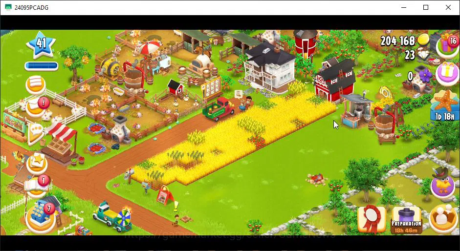 Hay Day Accounts Level 41 | Barn Storage 1050 + Silo Storage 625 | 204k Coins, 23 Diamonds |CN ON|Log Supercell ID|Take 3
