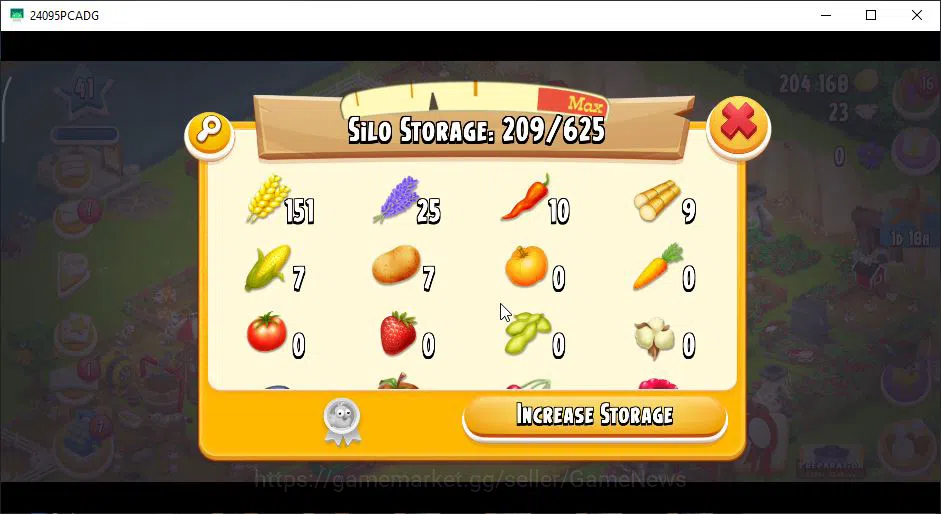 Hay Day Accounts Level 41 | Barn Storage 1050 + Silo Storage 625 | 204k Coins, 23 Diamonds |CN ON|Log Supercell ID|Take 7