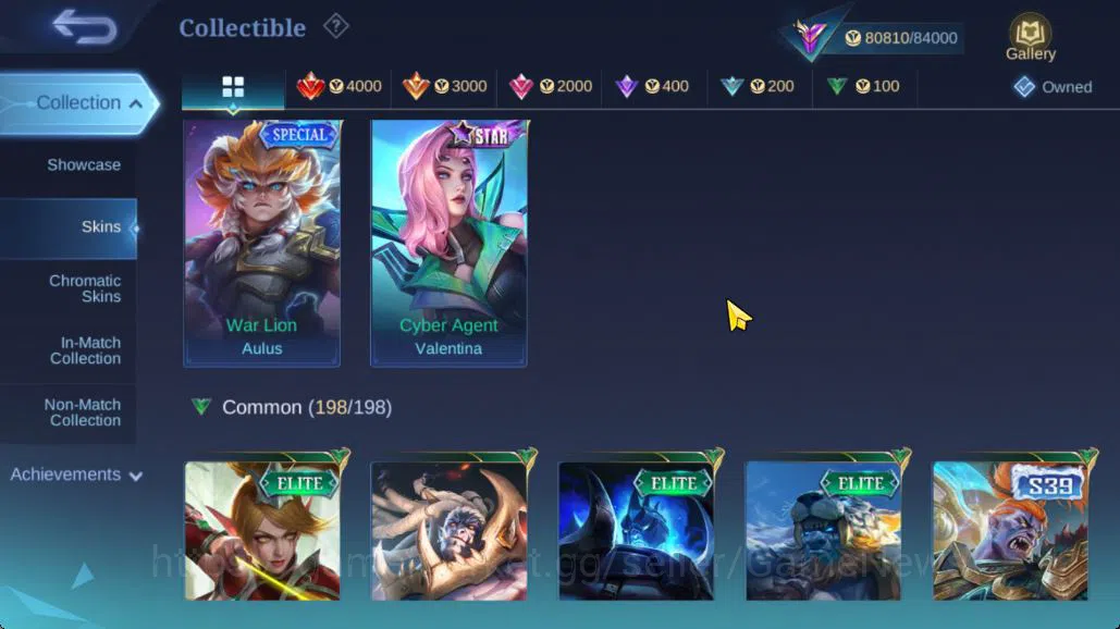 Mobile Legends: Bang Bang Accounts Hero 132|Skin 310|High Glory 65|Gusion Legend,Prim image 14