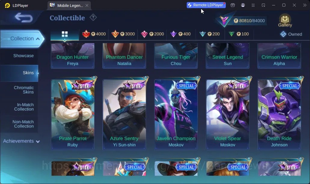 Mobile Legends: Bang Bang Accounts Hero 132|Skin 310|High Glory 65|Gusion Legend,Prim image 19