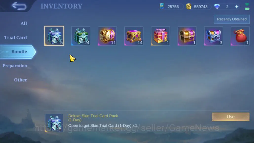 Mobile Legends: Bang Bang Accounts Hero 132|Skin 310|High Glory 65|Gusion Legend,Prim image 5