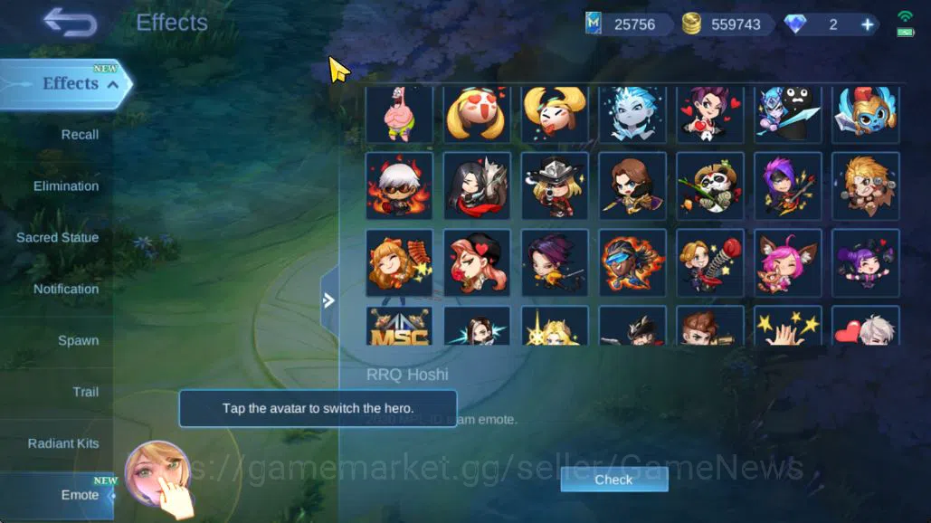 Mobile Legends: Bang Bang Accounts Hero 132|Skin 310|High Glory 65|Gusion Legend,Prim image 6