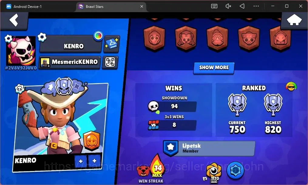 Brawl Stars Accounts Global|1702 Trophy|17 Brawler|2 Max Hypercharge(Sh image 3