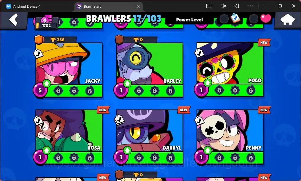 Brawl Stars Accounts Global|1702 Trophy|17 Brawler|2 Max Hypercharge(Sh image 6