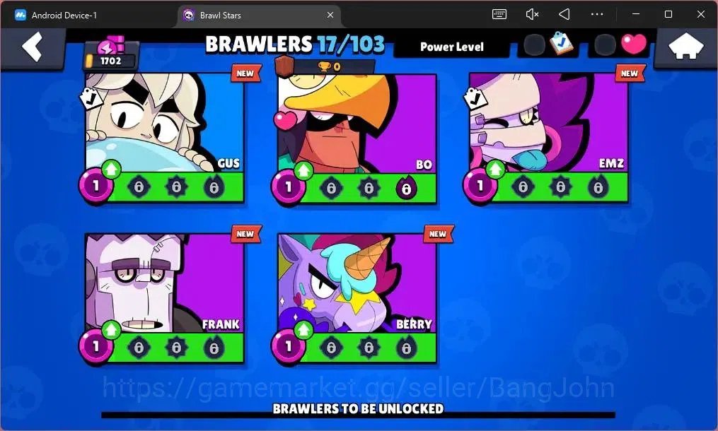Brawl Stars Accounts Global|1702 Trophy|17 Brawler|2 Max Hypercharge(Sh image 7