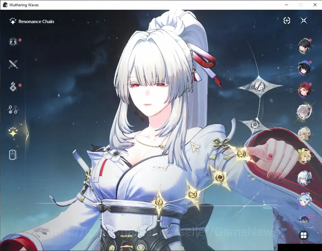 Wuthering Waves Accounts NA | UL 47 | 122 Lustrous | 1 Limited | Hiyuki R4  image 3