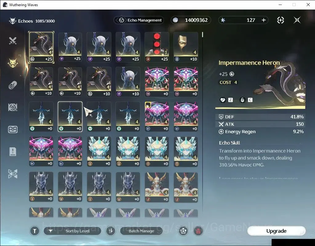 Wuthering Waves Accounts NA | UL 47 | 122 Lustrous | 1 Limited | Hiyuki R4  image 6