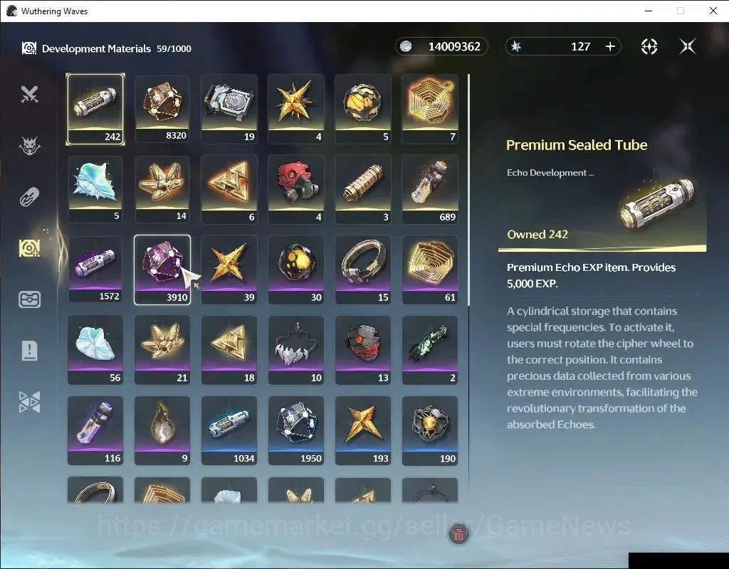 Wuthering Waves Accounts NA | UL 47 | 122 Lustrous | 1 Limited | Hiyuki R4  image 7