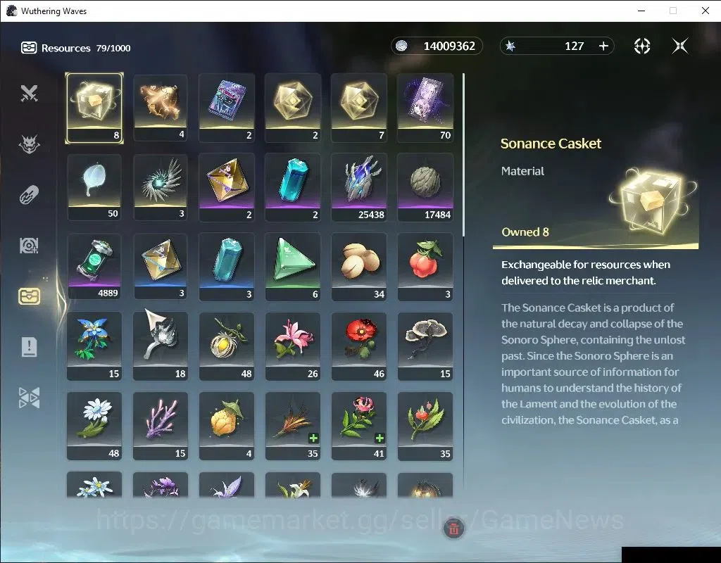 Wuthering Waves Accounts NA | UL 47 | 122 Lustrous | 1 Limited | Hiyuki R4  image 8