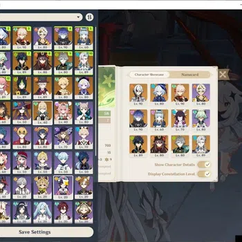 Genshin Impact End Game ASIA|AR 58|PremTeam Flins|14 Limited+8(*5Wep)|Arle image 1