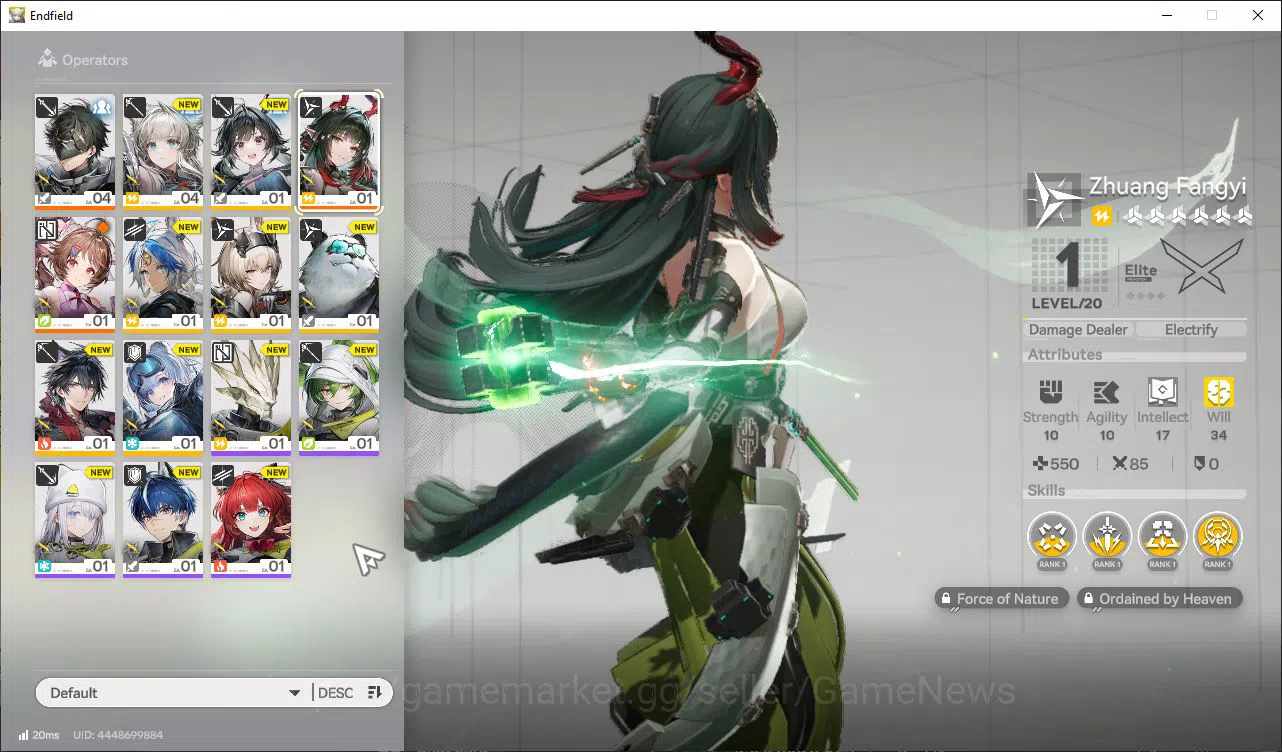 Arknights: Endfield Accounts ASIA|Lv 2 Fresh Starter| 2 SSR | (1 Limited) +1(*6 image 2