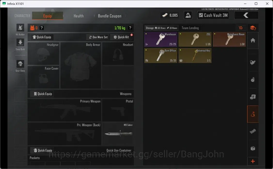 Arena Breakout Accounts Mobile | CV 2.95 M | SV 7 M | Lava Groza, GM AK12, image 11