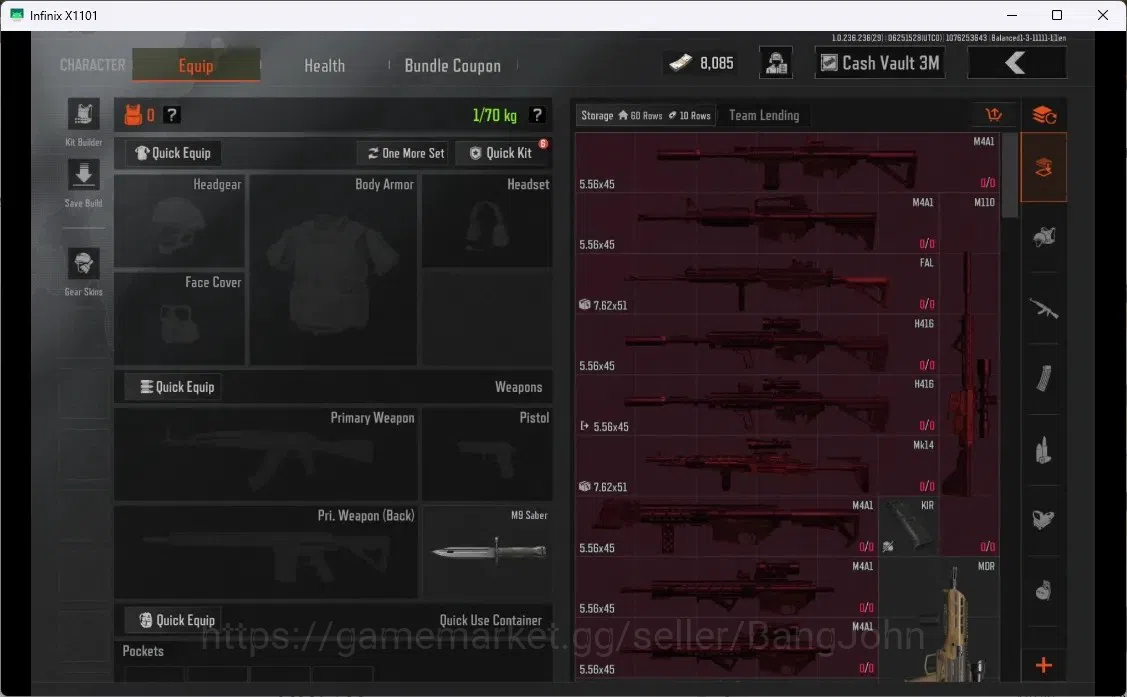Arena Breakout Accounts Mobile | CV 2.95 M | SV 7 M | Lava Groza, GM AK12, image 4