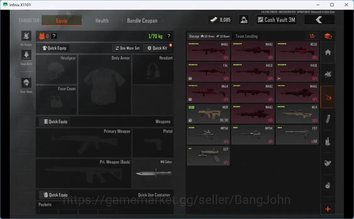 Arena Breakout Accounts Mobile | CV 2.95 M | SV 7 M | Lava Groza, GM AK12, image 6