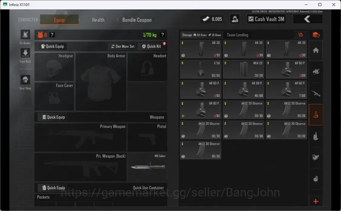 Arena Breakout Accounts Mobile | CV 2.95 M | SV 7 M | Lava Groza, GM AK12, image 7