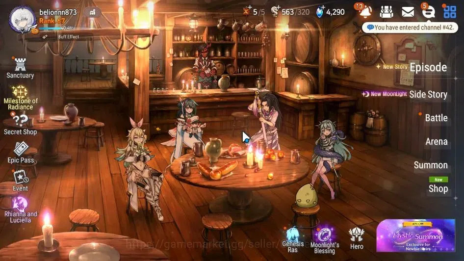 Epic Seven Accounts ASIA|13 ML(LOTScales,BArunka,Salome,RueleLight,Etc image 1