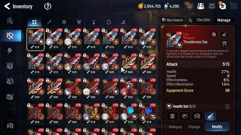 Epic Seven Accounts ASIA|13 ML(LOTScales,BArunka,Salome,RueleLight,Etc image 19