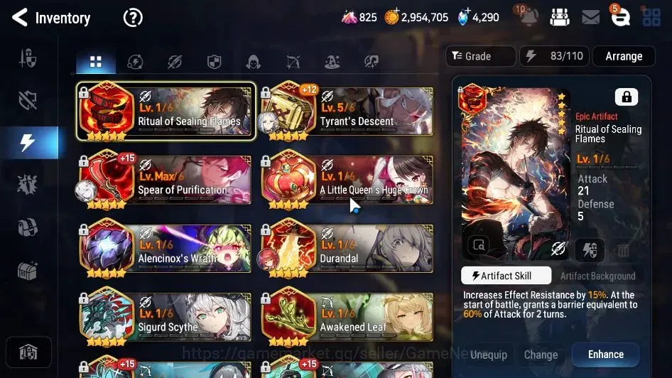 Epic Seven Accounts ASIA|13 ML(LOTScales,BArunka,Salome,RueleLight,Etc image 20
