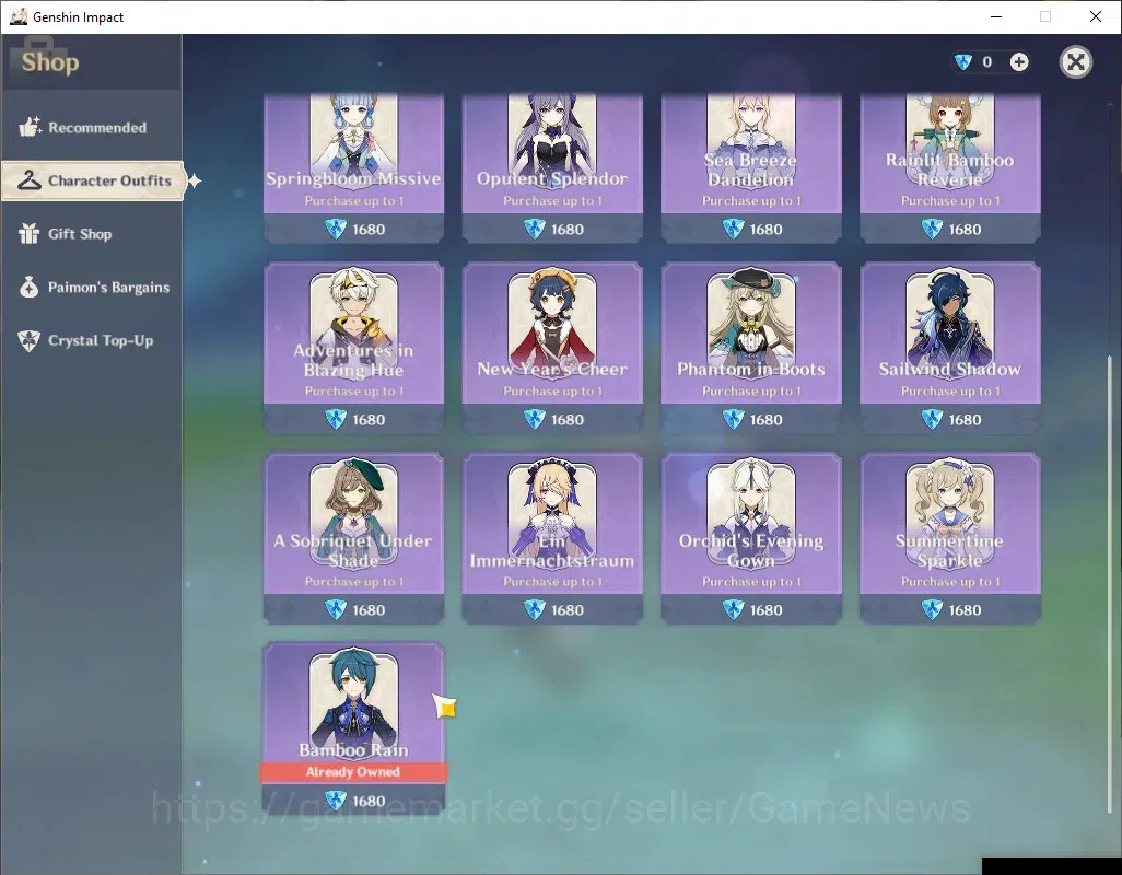Genshin Impact Accounts ASIA|AR 56|5 Limited + 5 (*5 Weapon)|Chiori+Signat image 13