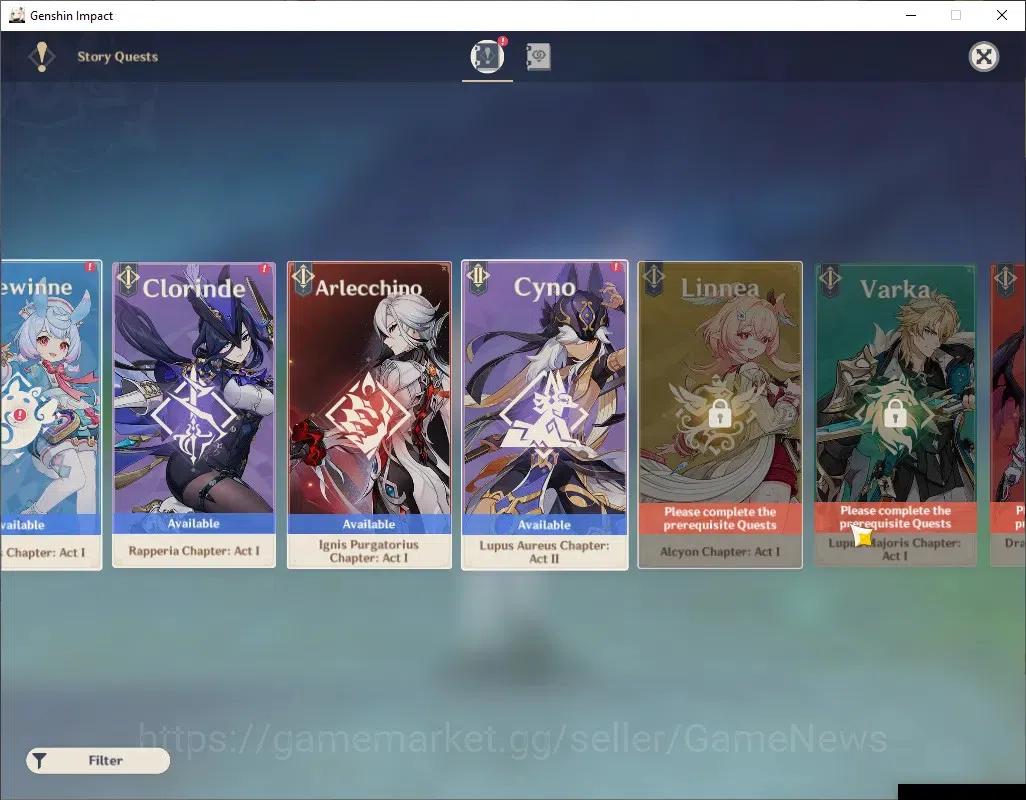 Genshin Impact Accounts ASIA|AR 56|5 Limited + 5 (*5 Weapon)|Chiori+Signat image 18