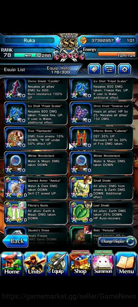 Grand Summoners Accounts Global|Rank 78|Starter|11 Ascend|UP RoyTW,Summer M image 18