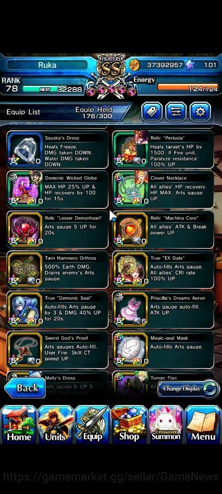 Grand Summoners Accounts Global|Rank 78|Starter|11 Ascend|UP RoyTW,Summer M image 19