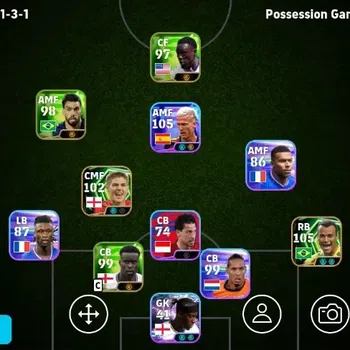 eFootball Accounts Legends & Iconic Players Mobile|PW 2871|New Dani Olmo,Cafu Epic,Noni Madueke ShowT,Steven Gerrard