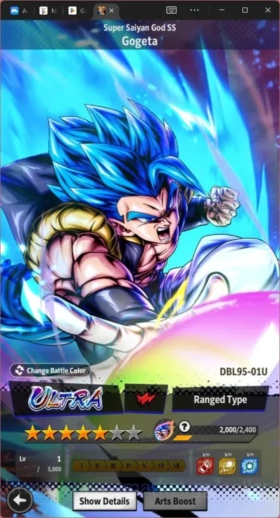 Dragon Ball Legends Accounts Android | Lvl 1 |110K Total Power | 103 CC | 1 UL  image 5