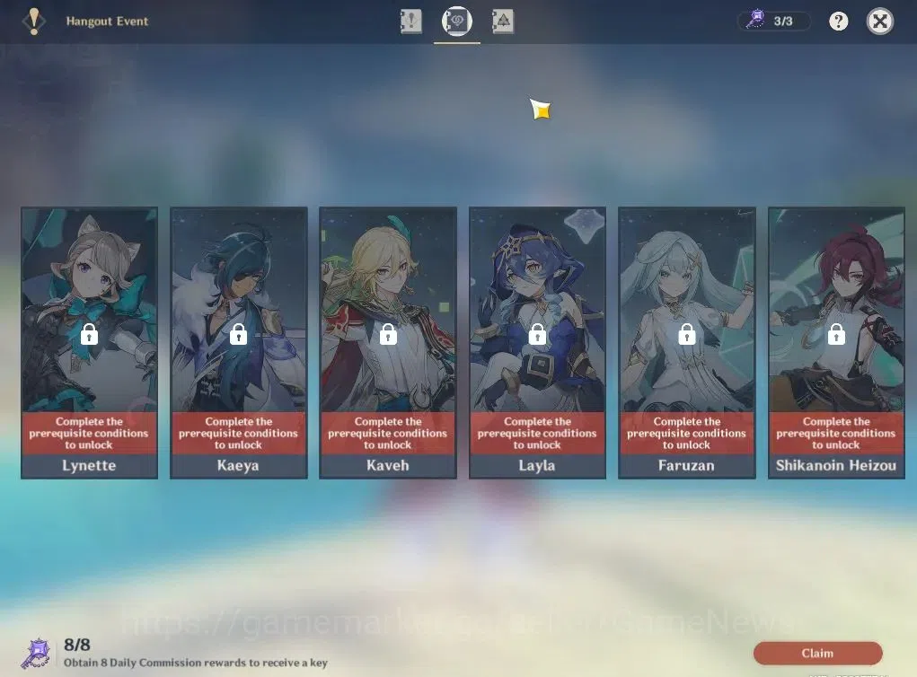 Genshin Impact Accounts ASIA|AR52|5Limited+2(*5Weapon)|Nefer,Columbina+sig image 16