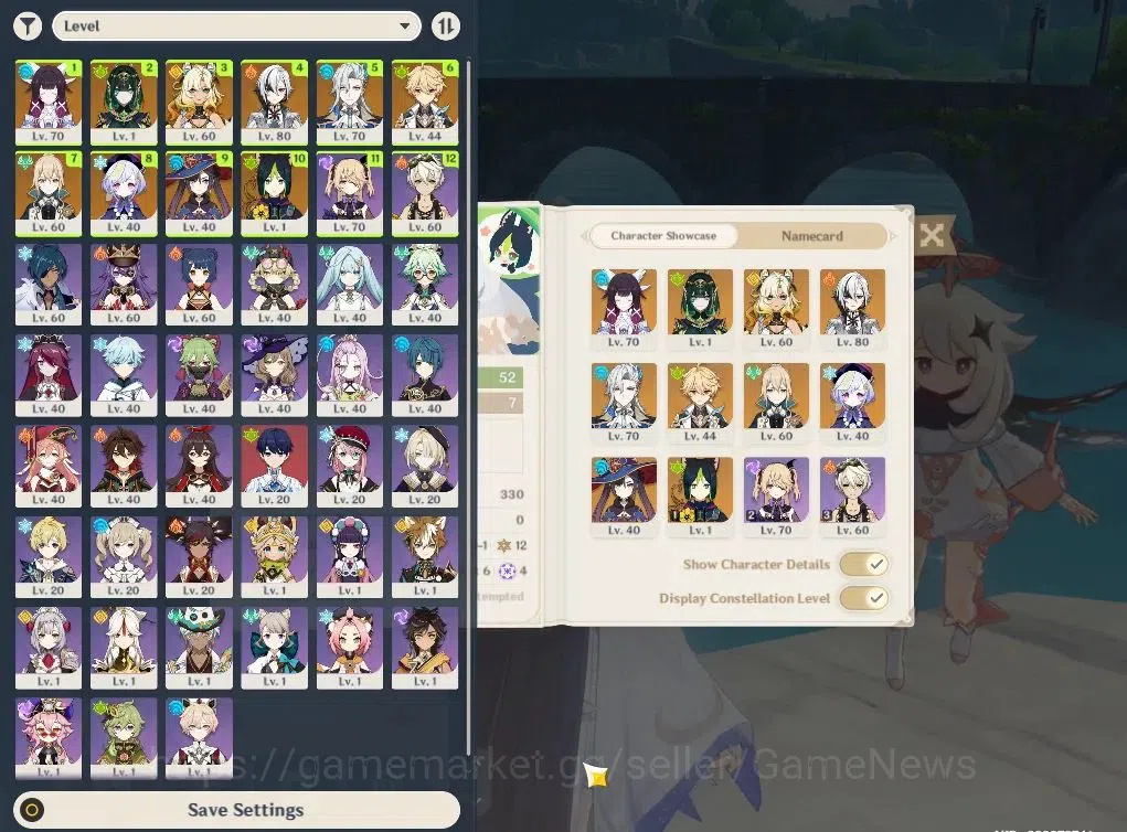 Genshin Impact Accounts ASIA|AR52|5Limited+2(*5Weapon)|Nefer,Columbina+sig image 2