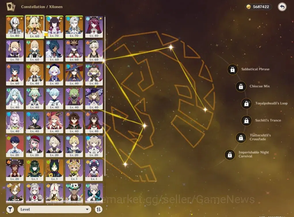 Genshin Impact Accounts ASIA|AR52|5Limited+2(*5Weapon)|Nefer,Columbina+sig image 4
