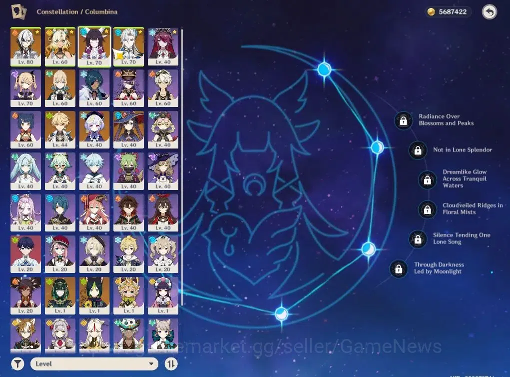 Genshin Impact Accounts ASIA|AR52|5Limited+2(*5Weapon)|Nefer,Columbina+sig image 5