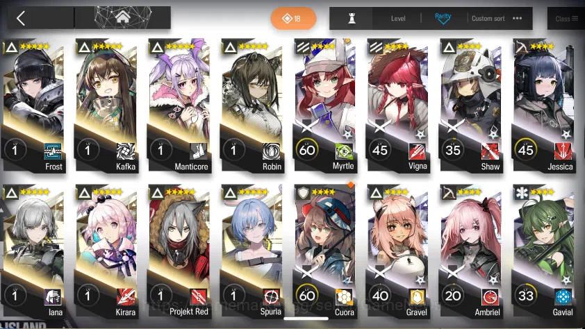 Arknights Accounts Lv52|179 OP 15 Outfits|30 *6Operator|9 Limited (Mu image 10