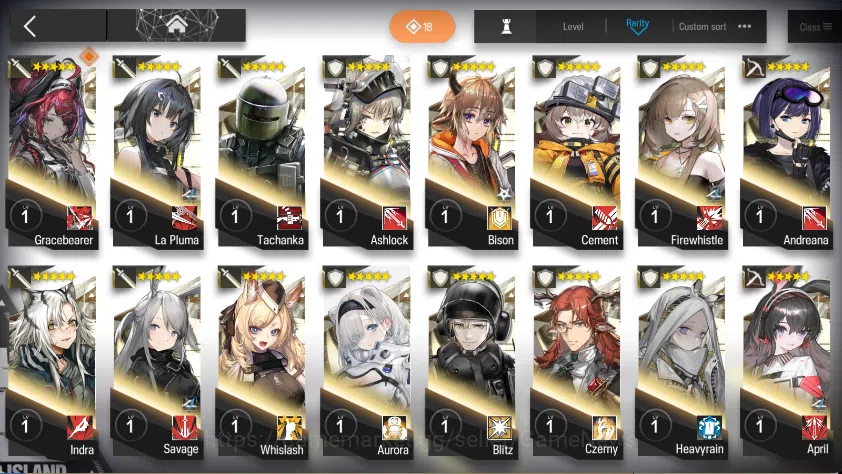 Arknights Accounts Lv52|179 OP 15 Outfits|30 *6Operator|9 Limited (Mu image 13