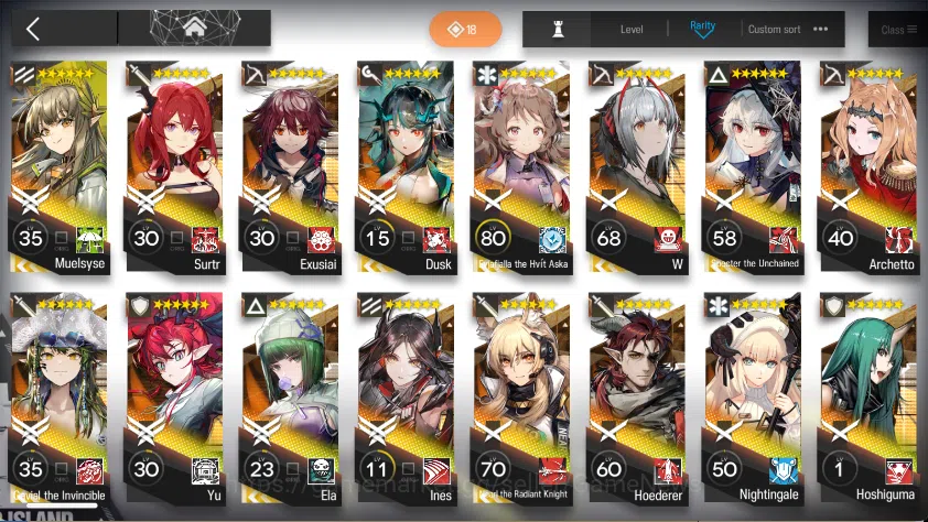 Arknights Accounts Lv52|179 OP 15 Outfits|30 *6Operator|9 Limited (Mu image 16