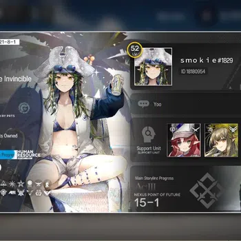 Arknights High-End Lv52|179 OP 15 Outfits|30 *6Operator|9 Limited (Mu image 1