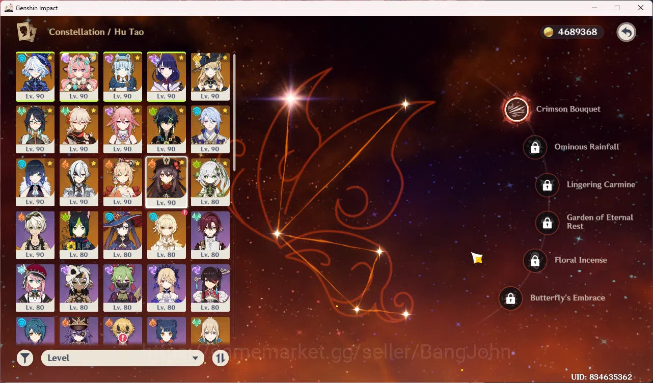 Genshin Impact Accounts Asia AR60 | Raiden C1, Hu Tao C1+S, Arle+S, Kinich image 4