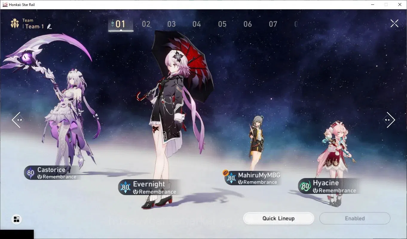 Honkai Star Rail Accounts Others ASIA|TL69|11 Limited Char+12 5*Weapon|Prem Team Castorice+Siwol (Evernight, Yaoguang 10