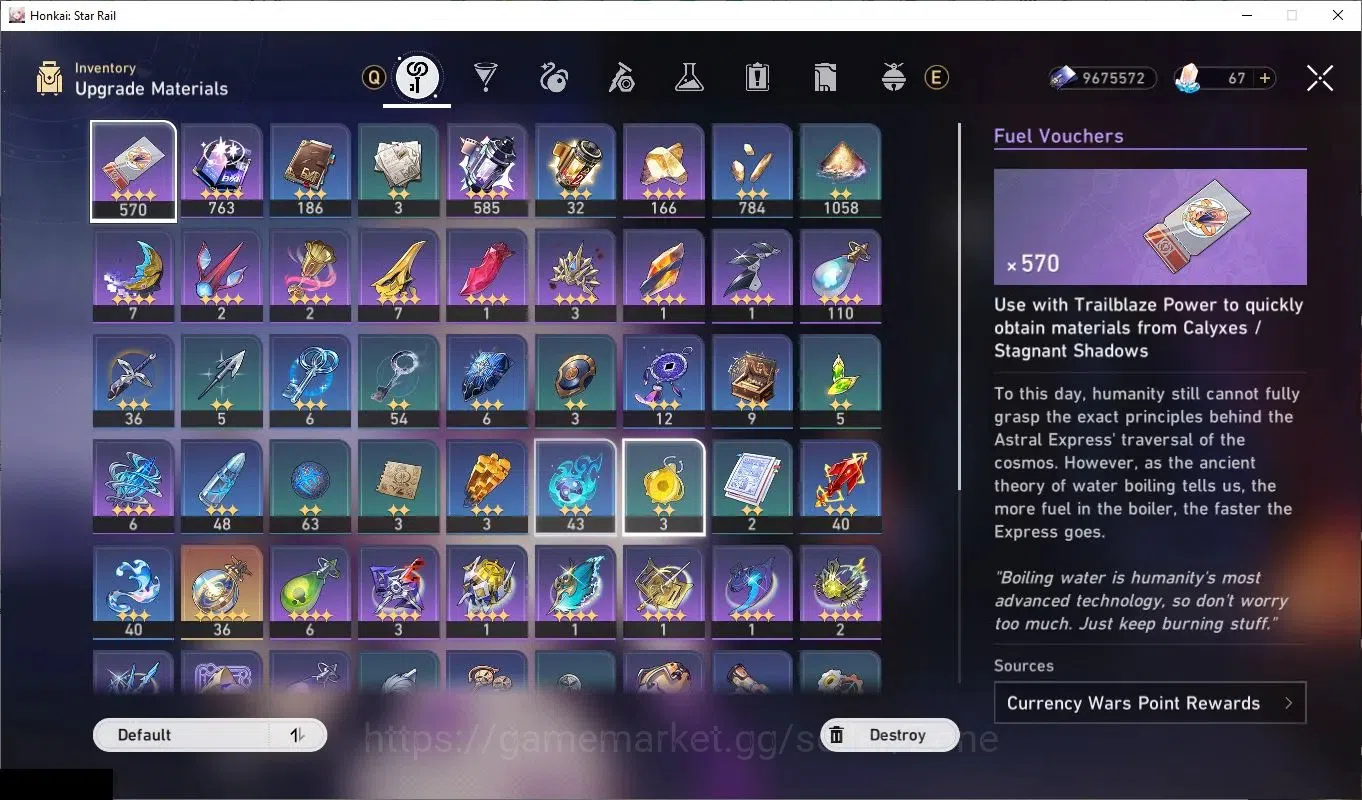 Honkai Star Rail Accounts Others ASIA|TL69|11 Limited Char+12 5*Weapon|Prem Team Castorice+Siwol (Evernight, Yaoguang 4