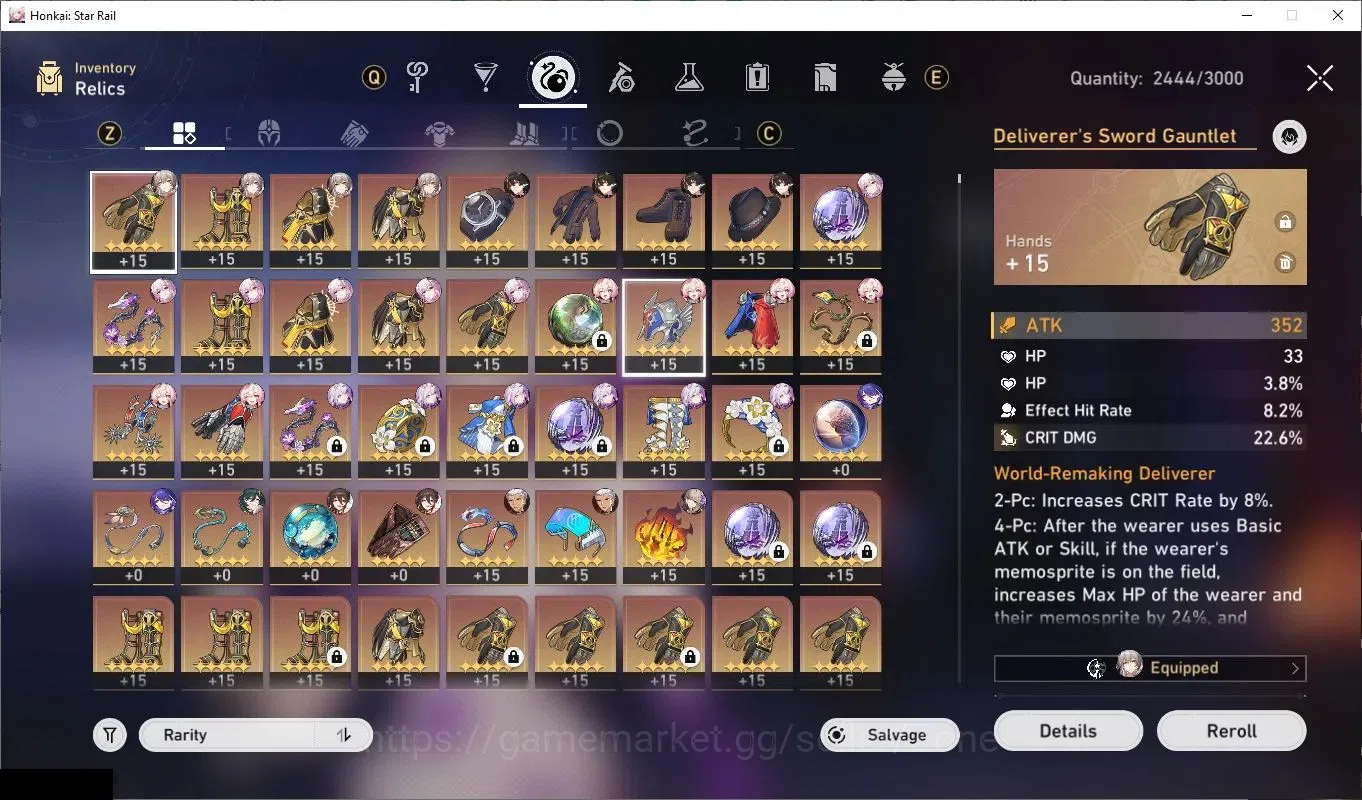 Honkai Star Rail Accounts Others ASIA|TL69|11 Limited Char+12 5*Weapon|Prem Team Castorice+Siwol (Evernight, Yaoguang 5