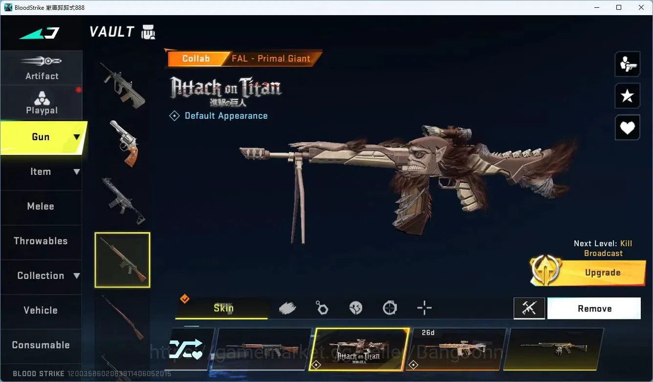 Blood Strike Accounts ASIA | ETERNAL: Desert Eagle-Scorpius | TRxMCX |AO image 5